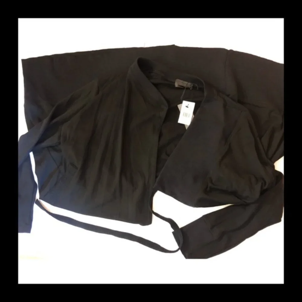 Superfine Chime Asymmetrical Long‎ Wool Sweater